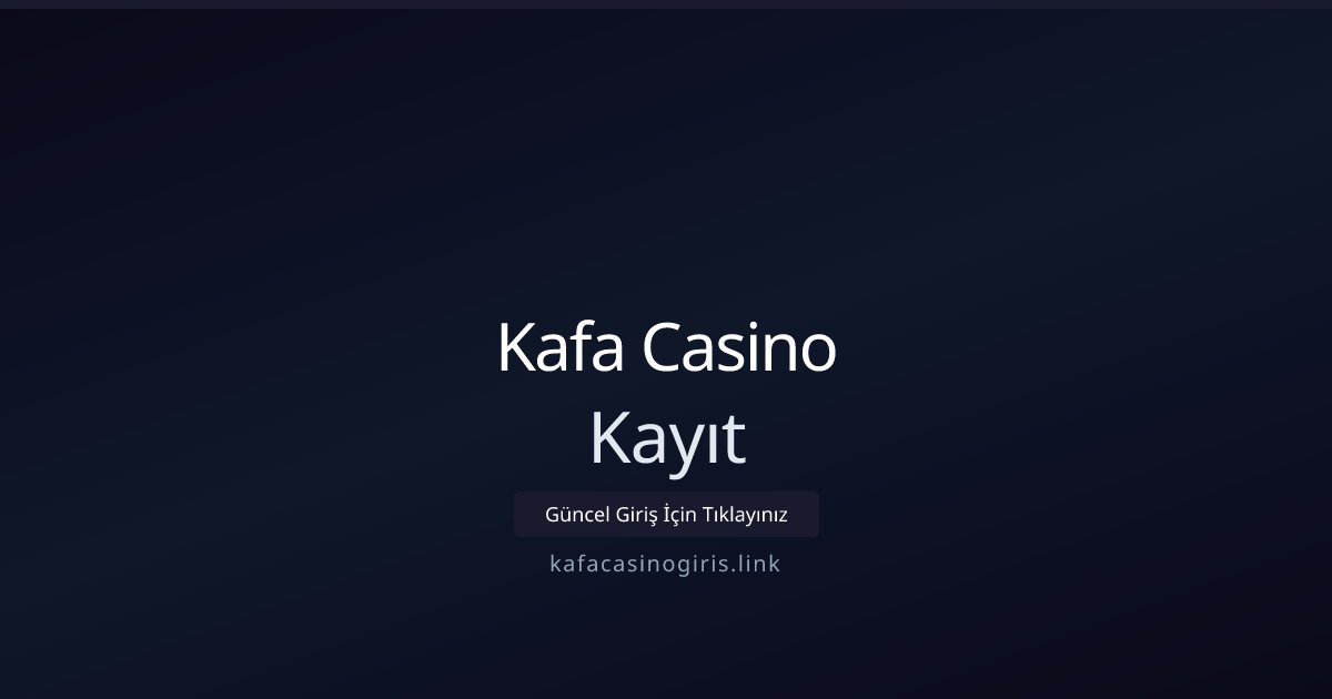 Esas Casino Kayıt