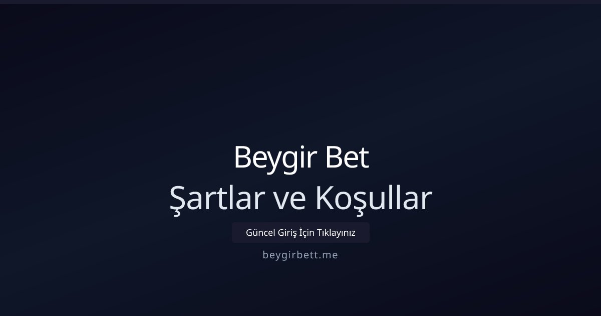 Esas Casino Şartlar ve Koşullar