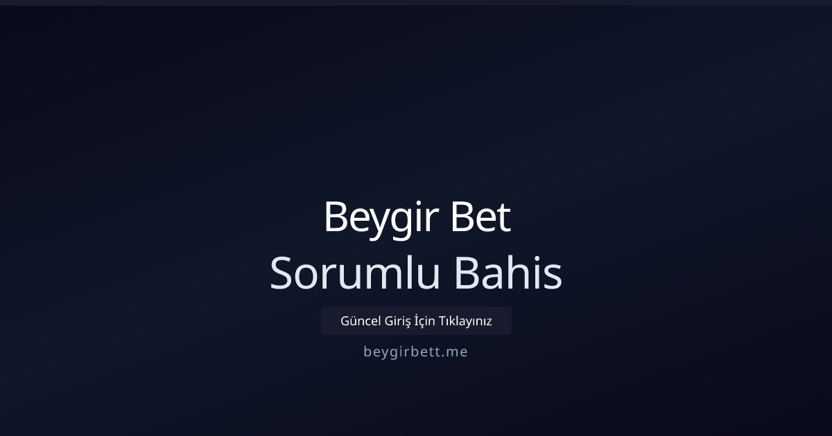 Esas Casino Sorumlu Bahis