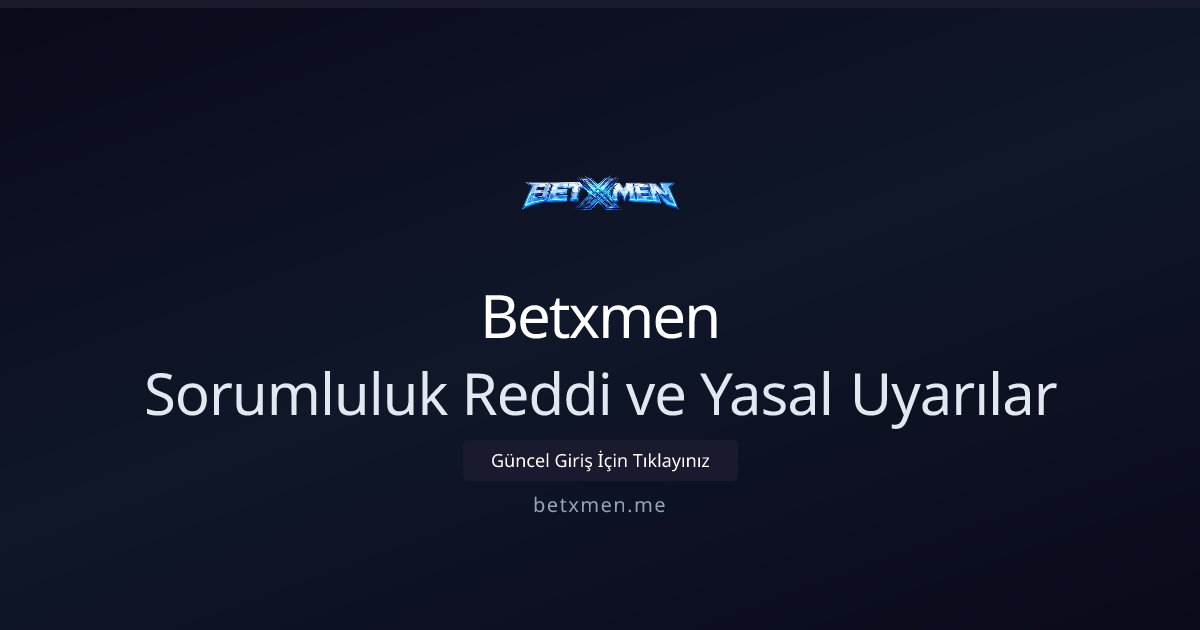 Esas Casino Sorumluluk Reddi ve Yasal Bilgilendirme